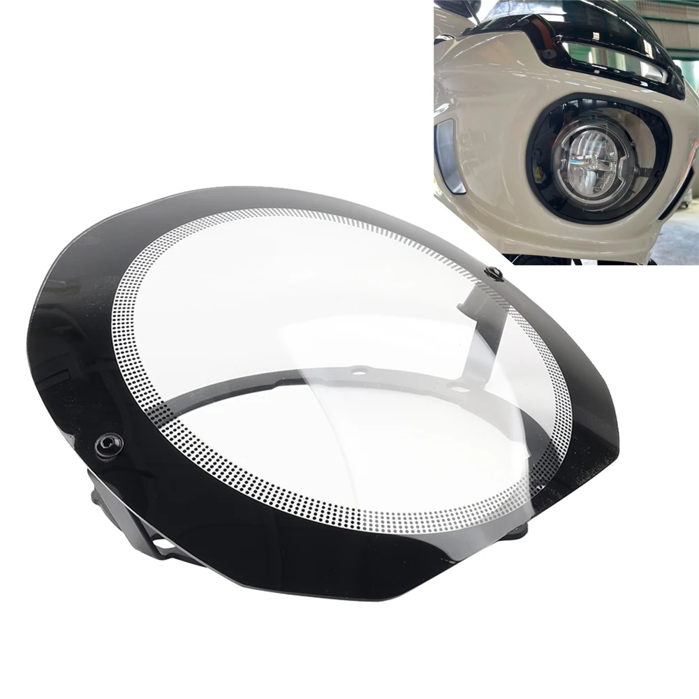 1Pcs Motorcycle Auxiliary Light Protection Headlight Guard Cover Protector Kits For Harley Softail Low Rider ST FXLRST 2022-2025