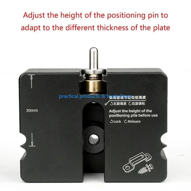77JB Woodworking Invisible Connector Định vị Định vị Định vị Vòng Vòng Chất Dowel Định vị Thợ mộc Bản lề Định vị Lỗ