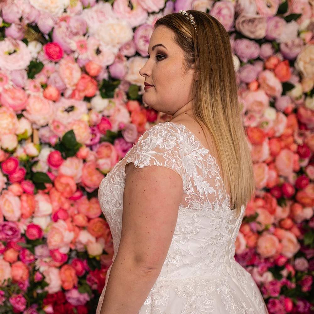 Robe de Mariée Élégante Sans Bretelles en Tulle Doux, avec Dentelle, pour Patients, Nouvelle Collection Été 2024