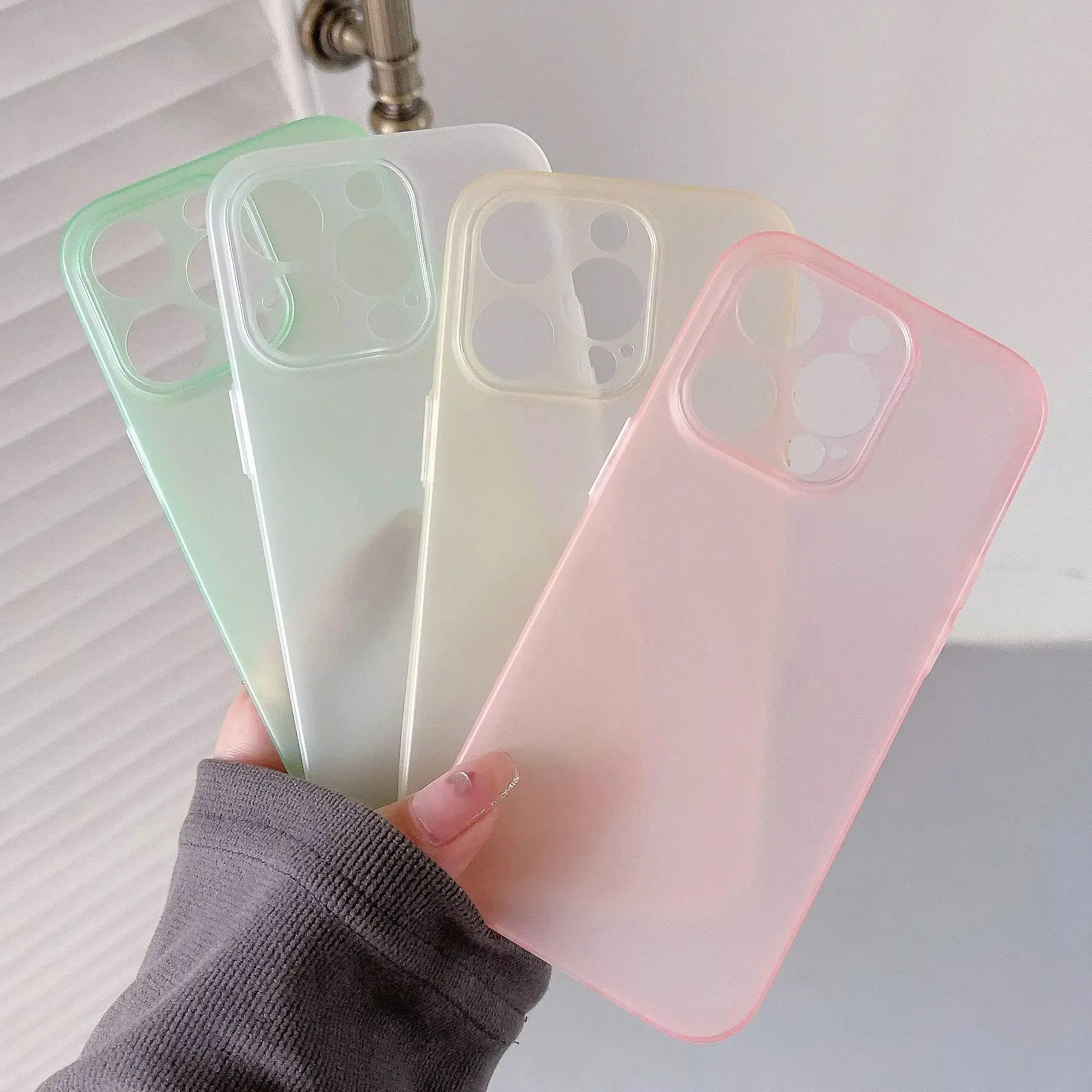Ultra-Thin Slim Matte Case For iPhone 17 Pro Max Air 17E 16E 16 Plus 15 14 13 Mini 12 11 X XS XR SE 2022 2020 16Pro Phone Cover