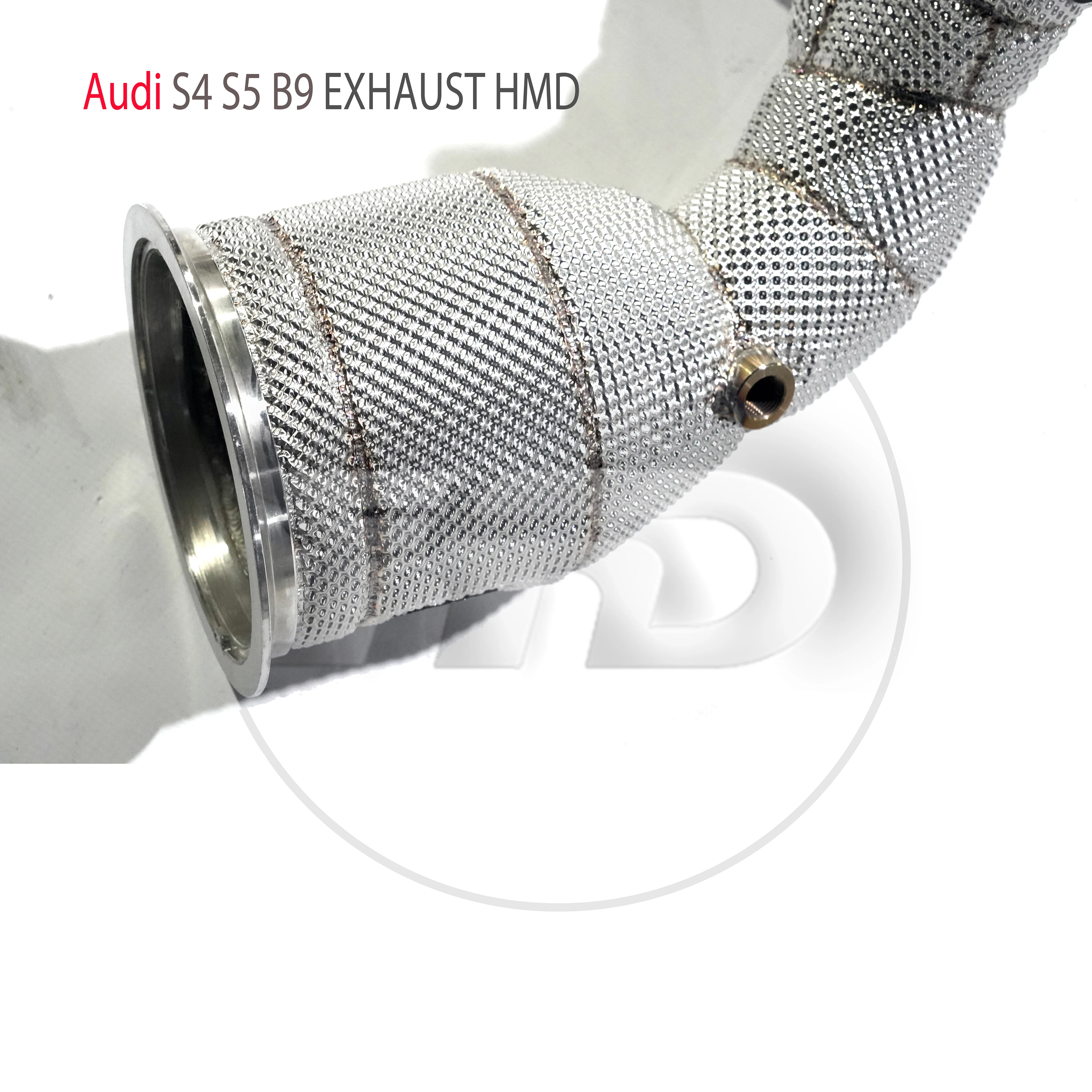 

HMD Downpipe For Audi S4 S5 B9 Exhaust Manifold With Catalytic Without Cat High Flow Performance Stainless Steel