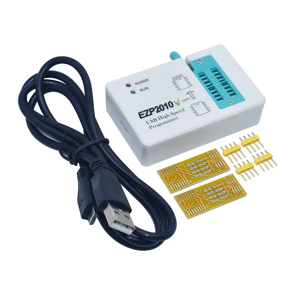 Programador USB SPI de alta velocidad, dispositivo compatible con 24, 25, 93, EEPROM 25, Chip Flash BIOS, EZP2010V, EZP2010, nue