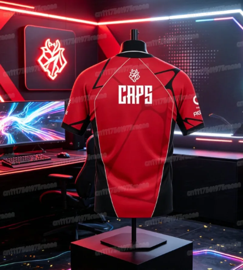 G2 Esports Prestige 2026 Jersey Male Female Short-Sleeve T-Shirt CS2 Major Professional League Training Uniform FamilyMatching