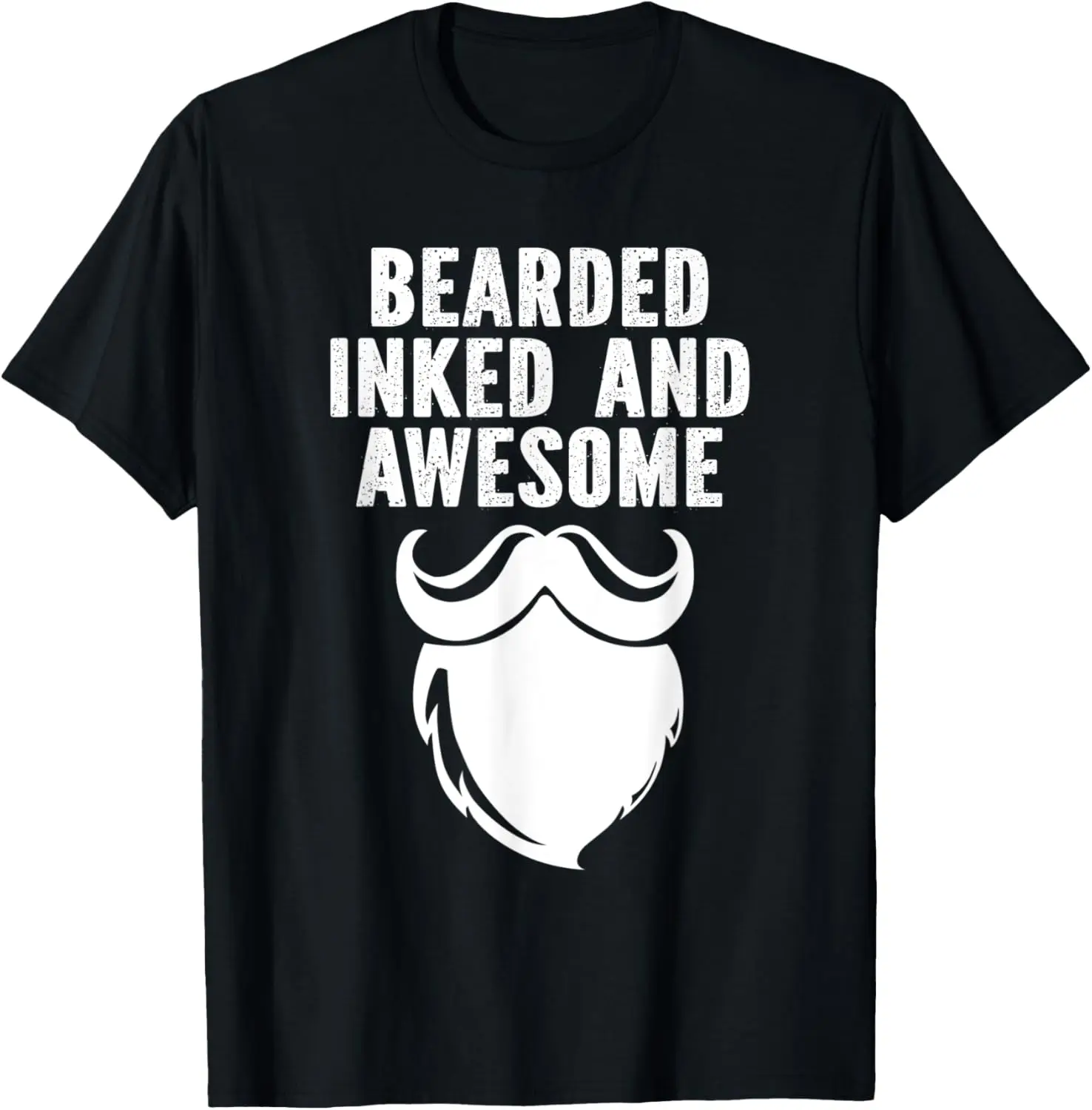 Humor de barba divertido para hombre con púas y impresionante papá tatuado