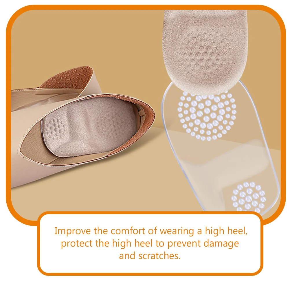 3Pairs Gel Heel Cushions Inserts Women Shoes Back Heel Protection Blisters Pads Shoe Accessories Blister Prevention for Heels