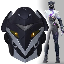 Game VALORANT Cosplay Vyse Helmet with Led Light PVC Face Mask for Adult Halloween Party Prop