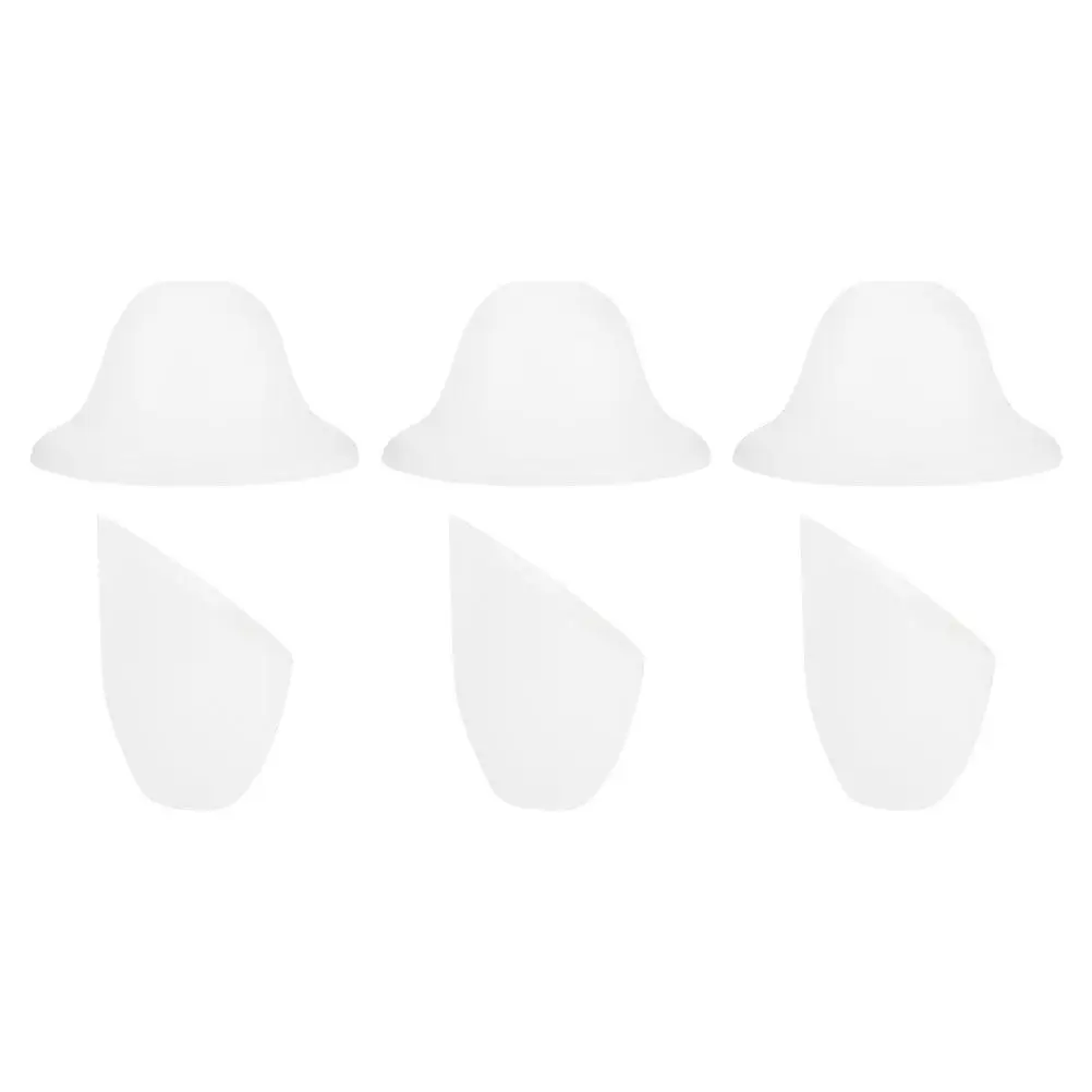 

6Pcs Plastic Horseshoe Lamp Shade Replacement Inclined Head White Floor Table Pendant Light Cover White Lampshade