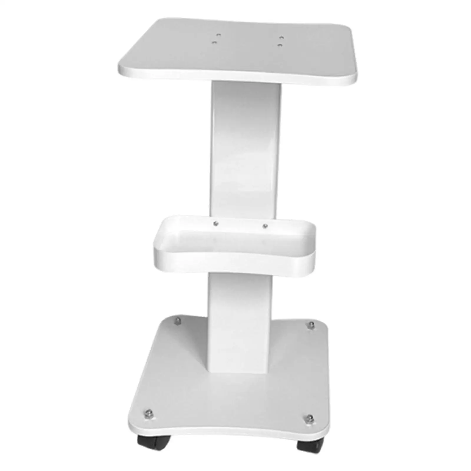 Mobile Utility Cart Salon Beauty Trolley Multifunctional Simple Assembly Portable Sturdy 360° Swivel Wheels Lab Serving Cart