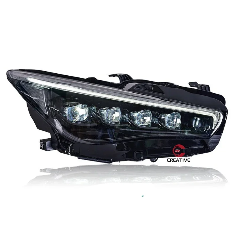 

head light for nissan Infiniti Q50 led headlights 2015 2016 2017 2018 2019 headlamps all led 4 led lens dynamic turning signal