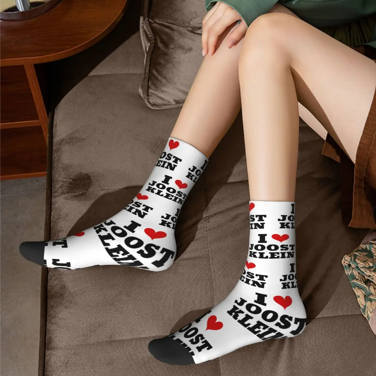 Winter Warm Funny Men's Women's I Love Joost Klein Socks Sweat Absorbing Skateboard Socks