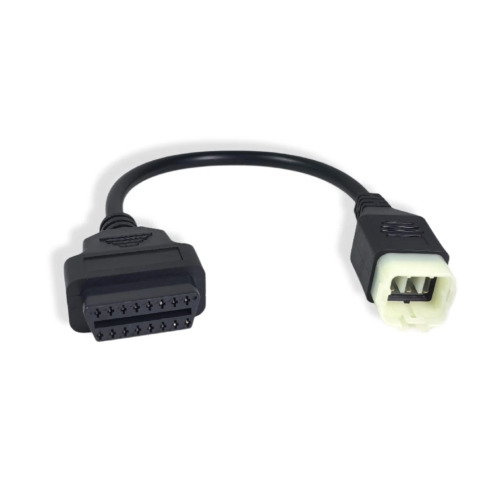 OBD2 Convert Cable for Kawasaki 6pin EFI Motorcycle Detector 6pin to OBD 16Pin Adapter Diagnostic Connector for Kawasaki