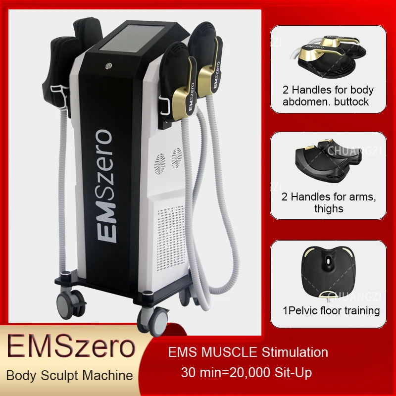 15 Tesla EMS Machine 6500W Hi-emt Muscle Stimulator Body Slimming Emszero Technology Sculpting Salon R-F NOVA Abdomen