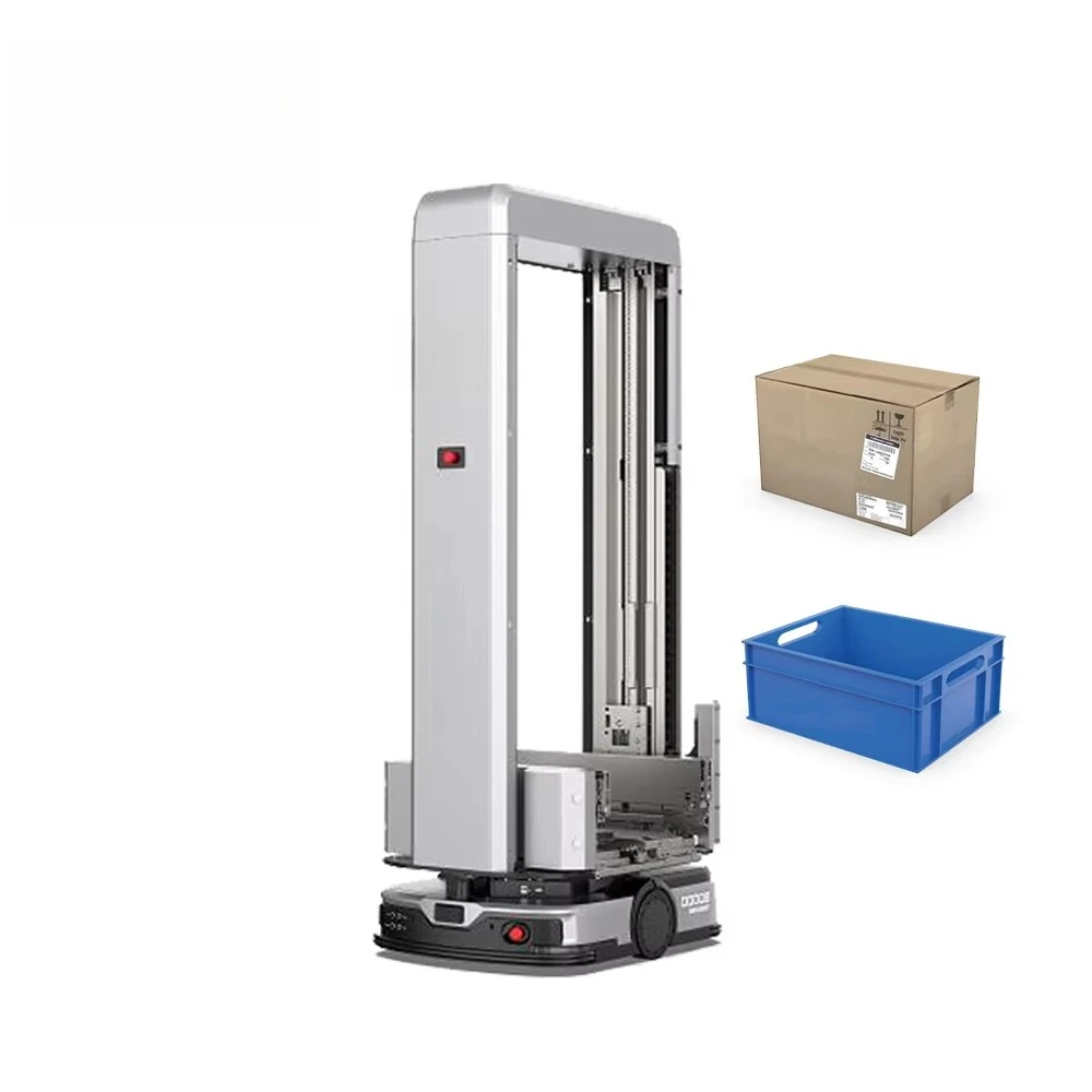 Heavy Duty  Stacker Forklift  1400-2000kg Load Capacity  5.4m Lifting Height  Laser Navigation for Warehouse(deposit)