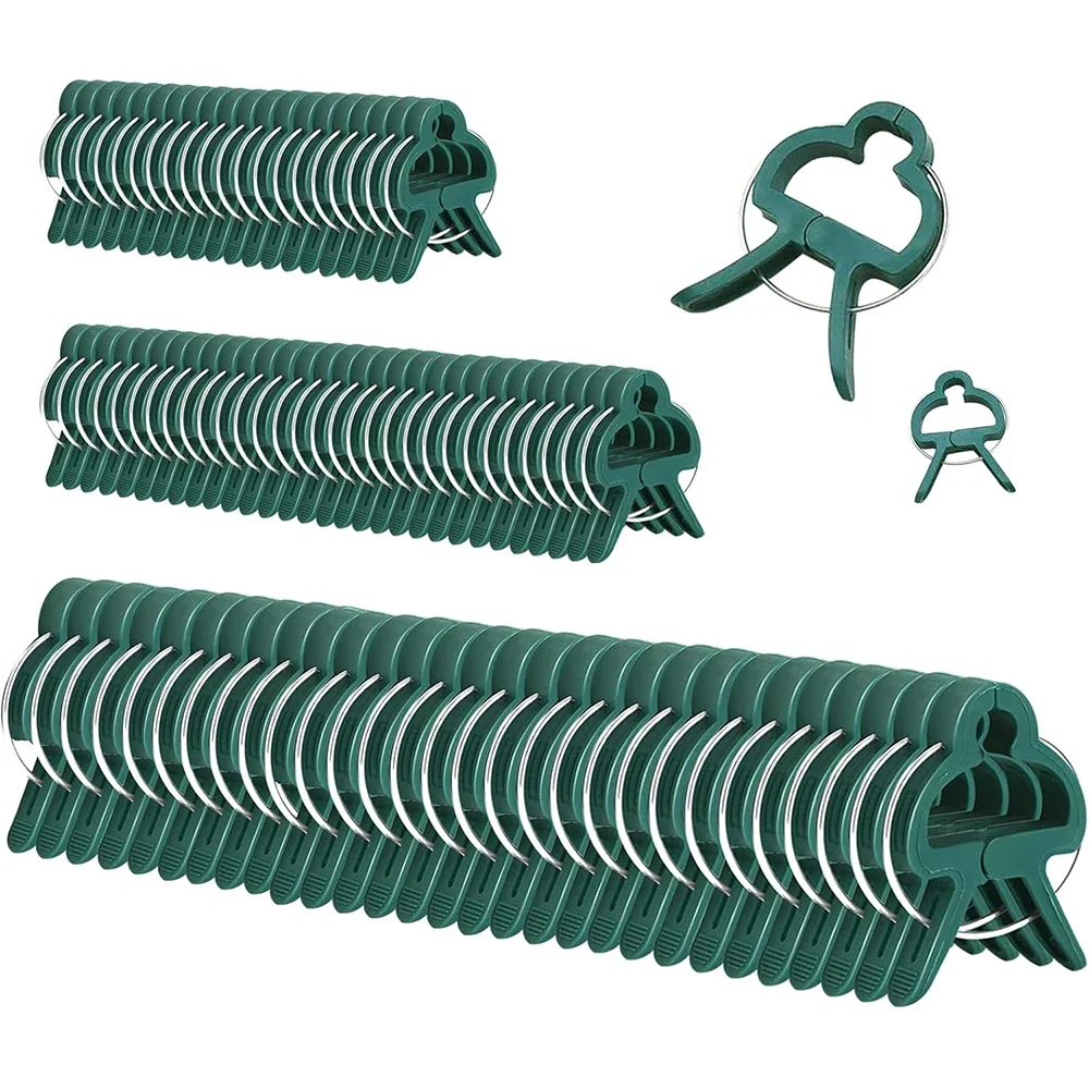 Plant Fixed Clips Reusable Garden Greenhouse Bracket for Fixed Plants Vine Flower Seedling Tomatoes Support Garden Supplies