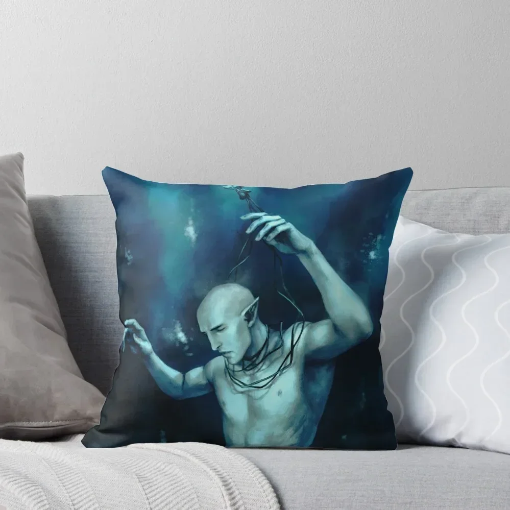 Oceans so deep, he will drown in his sleep Throw Pillow Sofa Decorative Covers Christmas Covers pillow