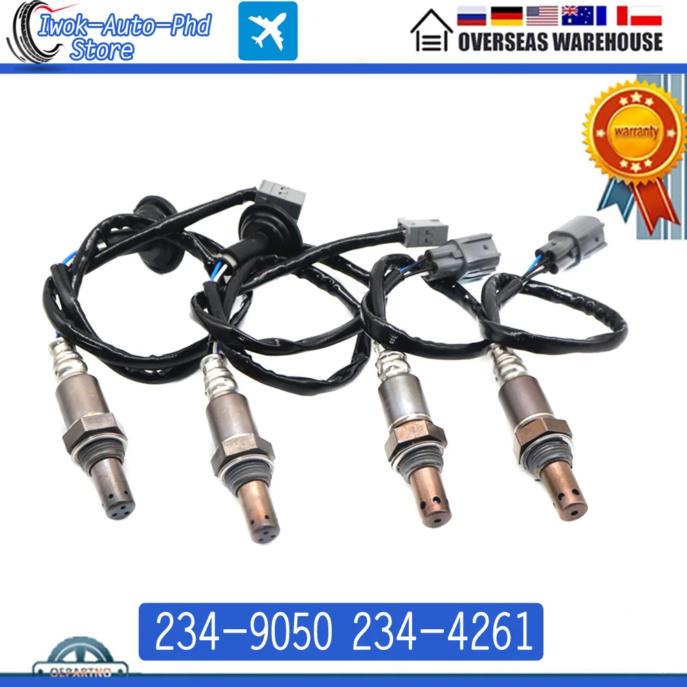 Car NEW Upstream+Downstream Air Fuel Ratio Lambda O2 Oxygen Sensor 234-9050 234-4261 For Toyota Tacoma 2.7L RWD 2005 2006