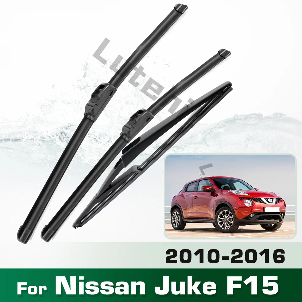 

Для Nissan Juke F15 2010-2016 стеклоочиститель передний и задний комплект щеток стеклоочистителя лобовое стекло щетки для окон 22 "+ 14" + 12"