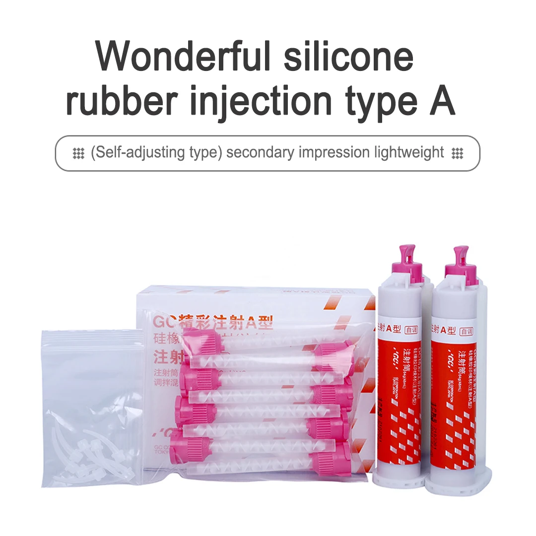 Fujifilm GC Wonderful Silicone Rubber Injection Type A Self-Adjusting Nijirushi Weight Loss 64g Dental Stomatology Material