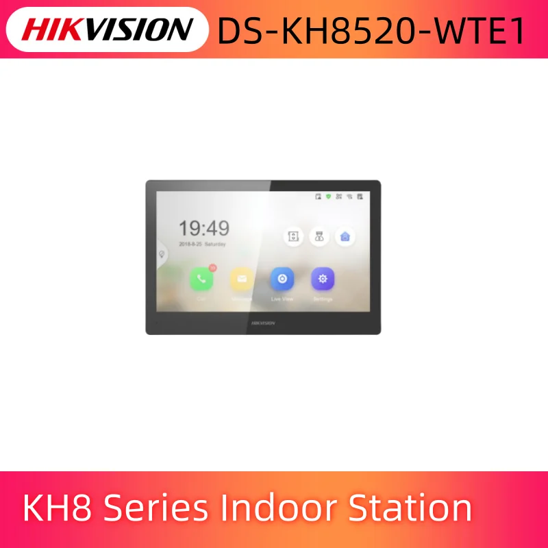 

Free shipping Hik IP Indoor Station Remote Unlocking Via The Client Or The APP DS-KH8520-WTE1 replace DS-KH8350-WTE1