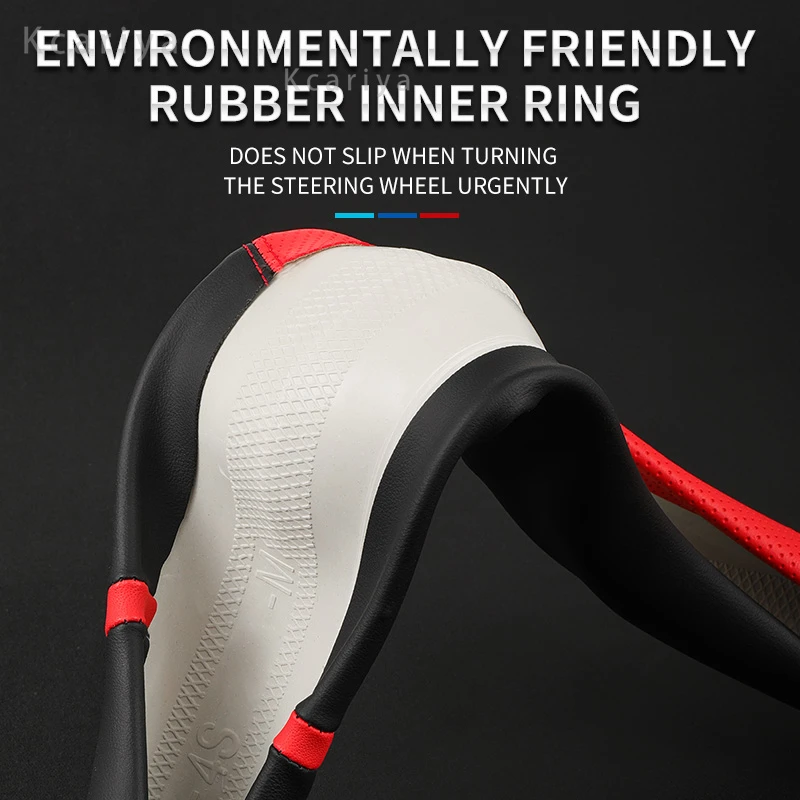 بو الجلود غطاء عجلة قيادة السيارة ، التفاف D شكل ل ملغ HS ، ZS ، HS ، فيف ، MG3 ، ZST ، EHS ، MG5 ، MG6 ، GS ، ZS ، EV ، D نوع