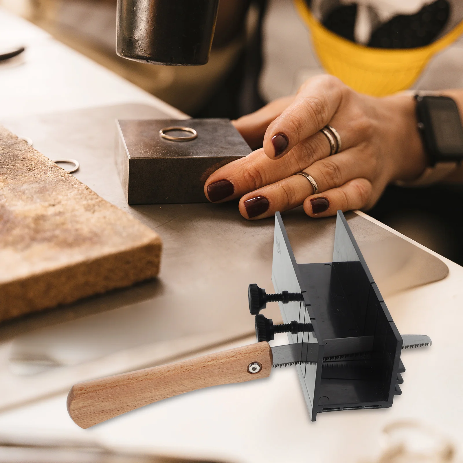 حلقة الشمع أنبوب قطع تركيبات عدم الانزلاق وسادة مستقرة قطع دقيقة لصنع المجوهرات الشمع الصب حلقة نحت قطع الشريط الضيق #3