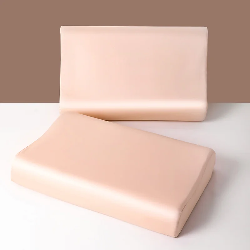 3A Grade Natural Mulberry Silk Latex Pillowcase Superior Quality Protect Hair Pillow Case Solid Color Bedding Pillowcover