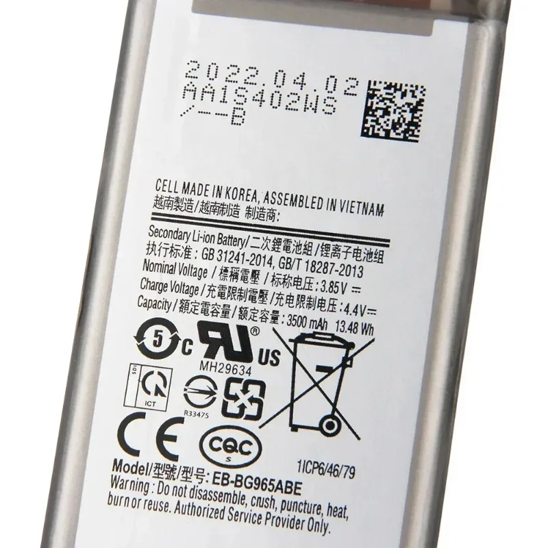 EB-BG965ABE,Brand New Replacement Phone Lithium Battery+Tool,For Samsung Galaxy S9 Plus G9650 S9+ G965F,3500mAh