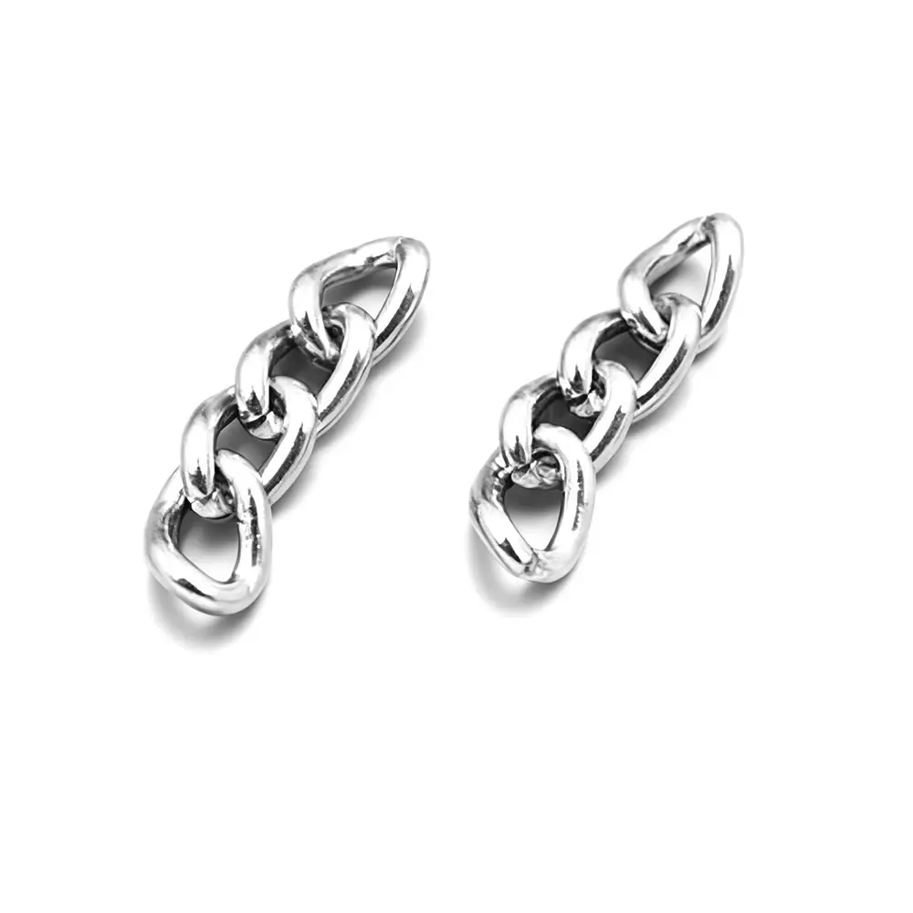 100g Full size 20MM 21.5MM Single link 7x5MM,Thickness 1.4MM Stainless Steel Color Iron Short chain Diy Jewelry Making Supplies