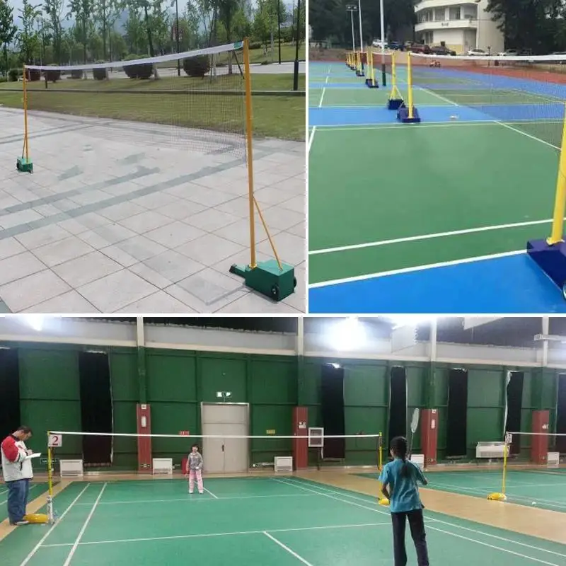 Malla de entrenamiento profesional, red deportiva de bádminton estándar para bádminton al aire libre, tenis, voleibol, reemplazo de red 6,2*0,64 M