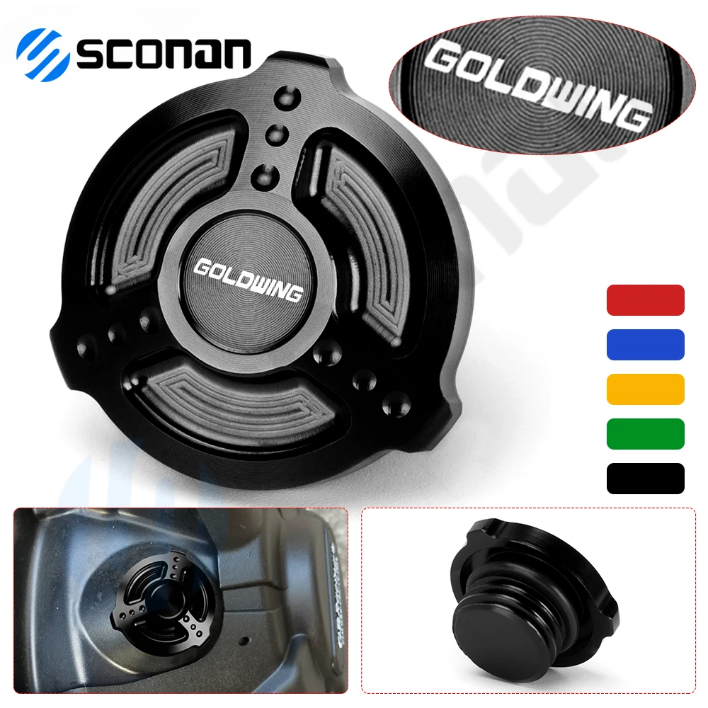 For Honda GOLDWING 1800 GOLDWING1800 HORNET All Years Motocycle Accessories M20X2.5 CNC Aluminum Oil Filler Cap Cover Screw