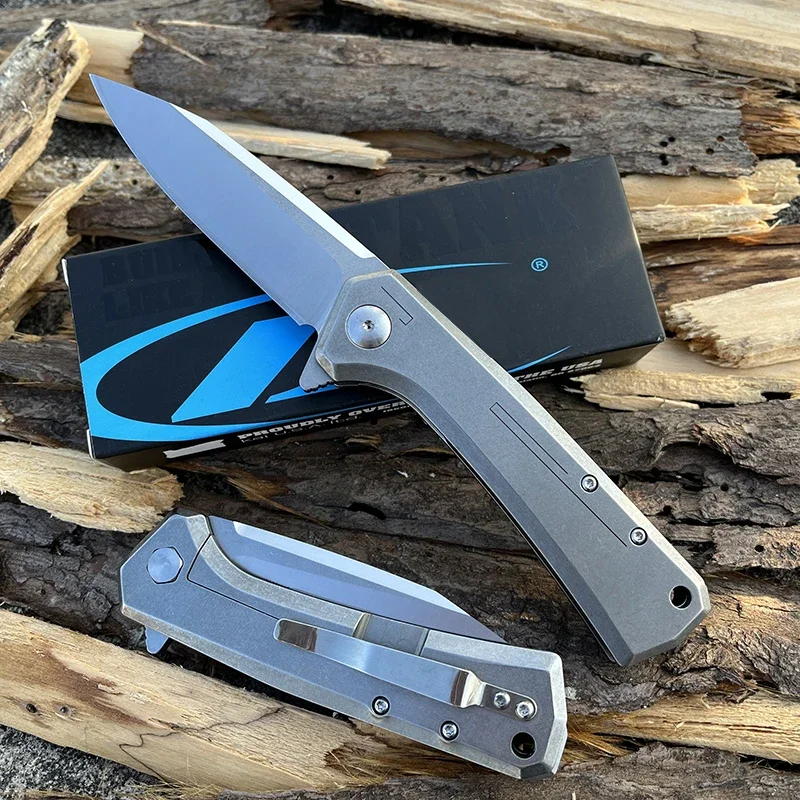 Outdoor Pocket 0808 Rexford Flipper Assist Folding Knife Self-defense D2 Steel Blade Tactical Knife EDC Survival Tool