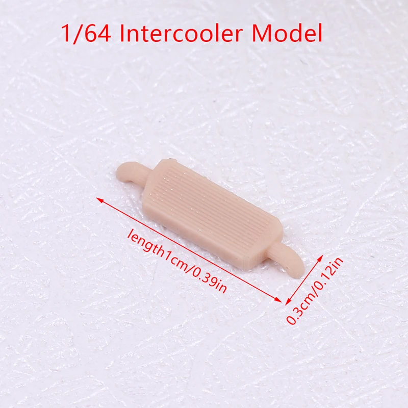 1/64 Intercooler Model Car Diorama Uncolored Resin Garage Scene Repair Tools Decoration Simulation Scene Toy