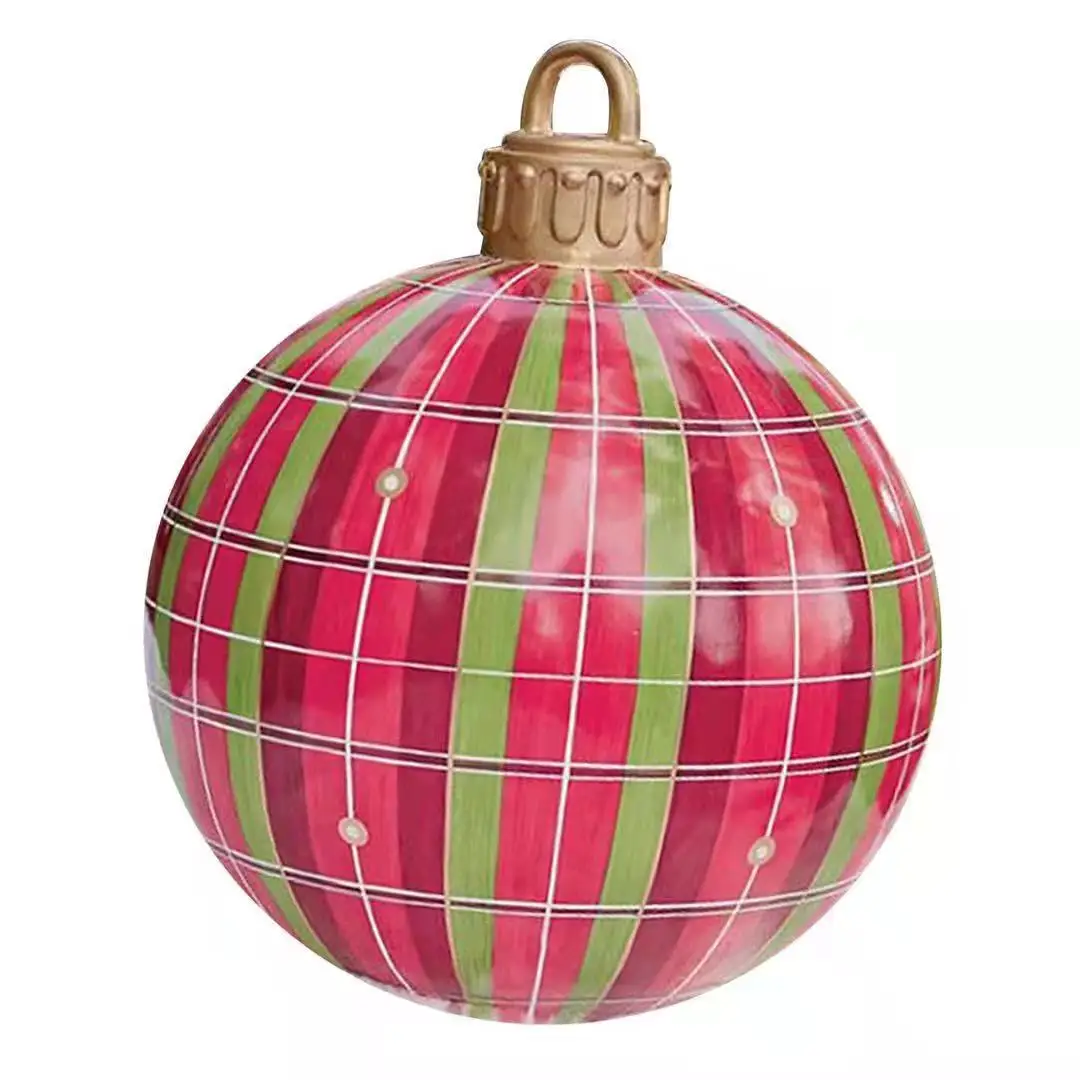 PVC Inflatable Toys Christmas Decorative Balls for Yard Atmosphere Christmas Decorations Balloons
