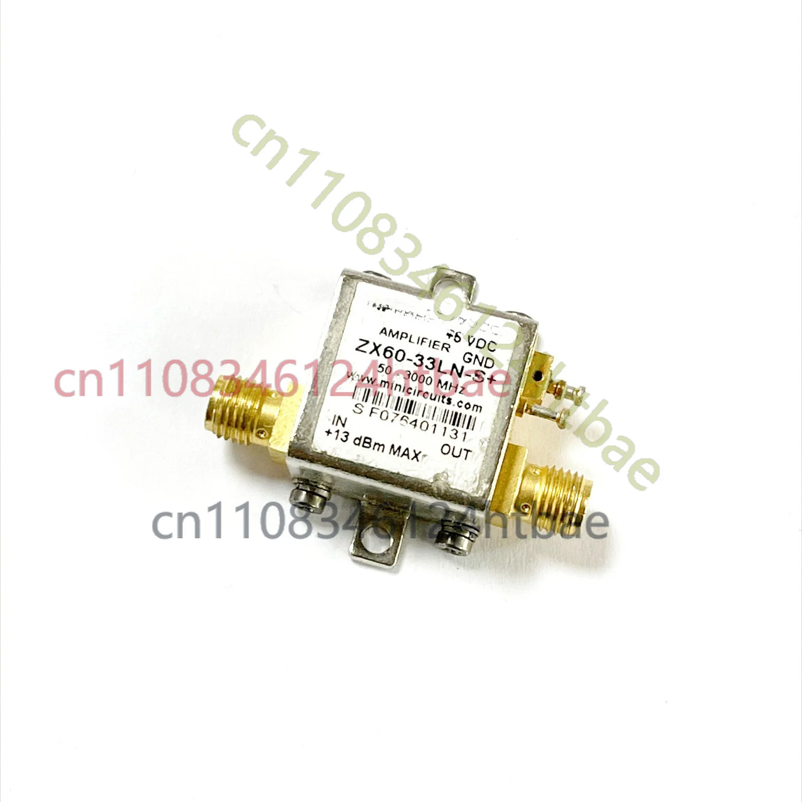 For 1PCS Mini-Circuits ZX60-33LN-S+ 50-3000MHz SMA RF Low Noise Amplifier 33dB Gain 0.65dB NF 50Ohm