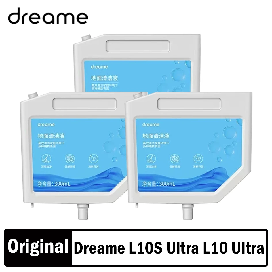 الأصلي Dreame L10s Ultra S10 S10 PRO S10 Plus جهاز آلي لتنظيف الأتربة خاص 300 مللي تنظيف السوائل الملحقات