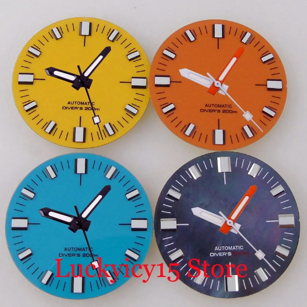accesorio-de-reloj-de-285-mm-reemplazo-de-esfera-esteril-azul-cielo-negro-amarillo-con-manecillas-lume-verde-ajuste-nh35a-nh36a-skx-srp-eta-2824-pt5000