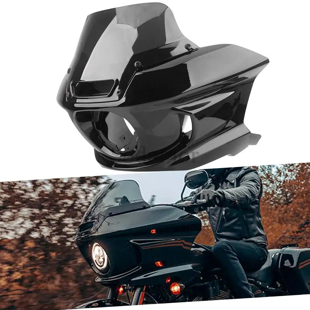 Front Headlight Fairing Windshield For Harley Softail LOW RIDER ST 2022-2024 EL DIABLO 2022 Motorcycle Accessories 2