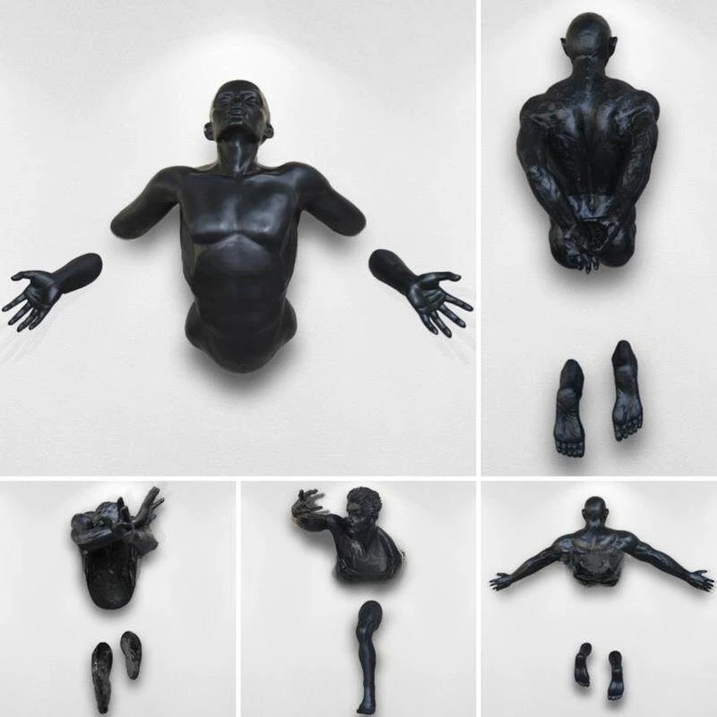 Figure sculpture wall decoration pendant bar KTV gym restaurant hotel three-dimensional wall decoration