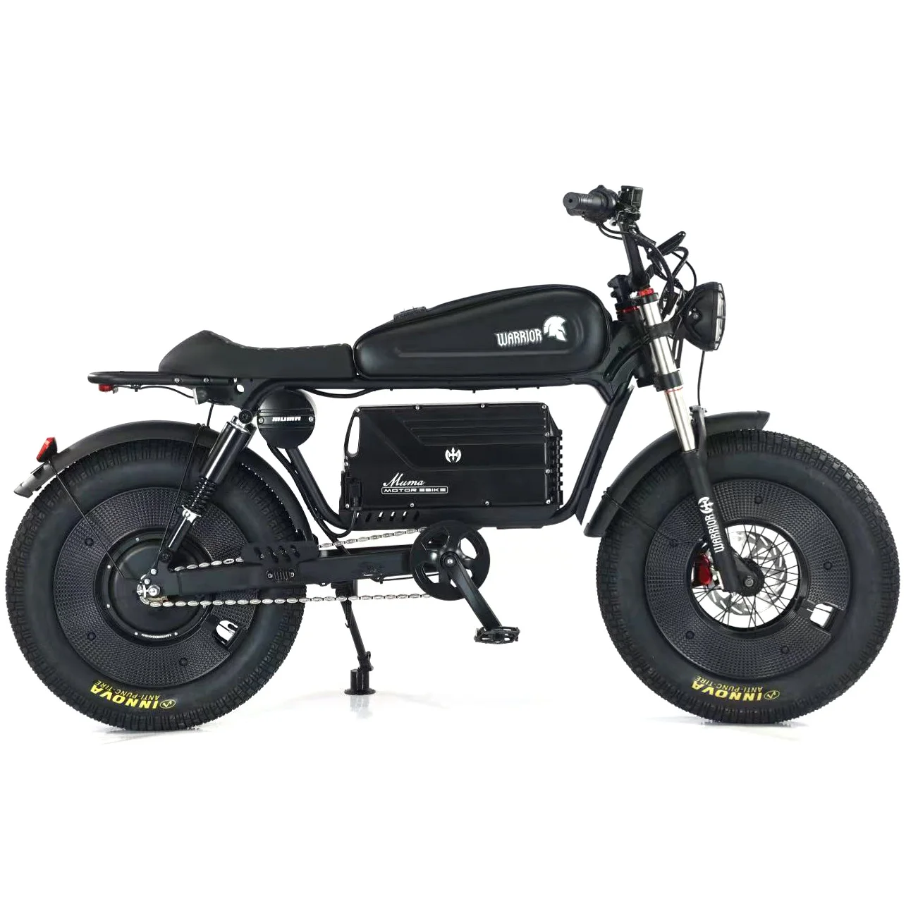 60V 45Ah Lithium Battery NFC Keyless Start Retro Fat Tire Electric Bike City Commuter E-Bike