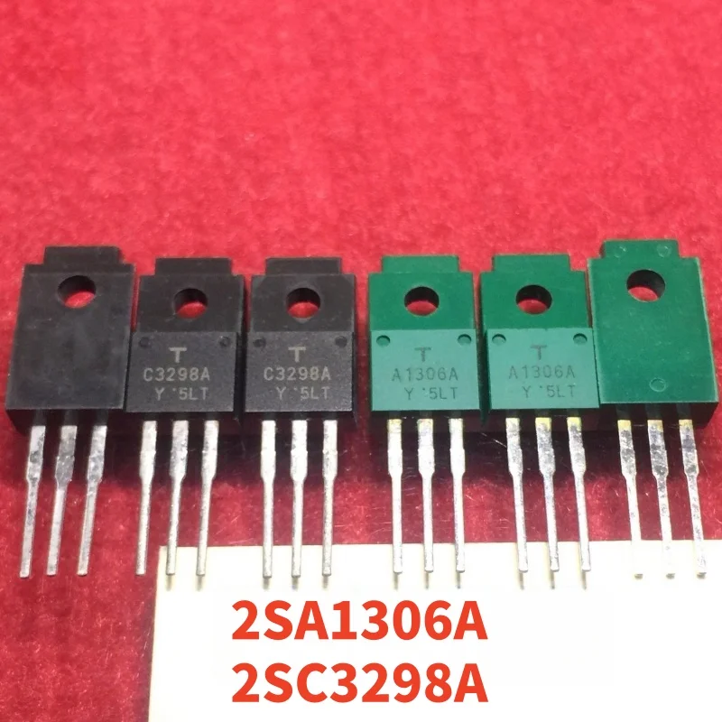 

5 pairs/10pcs new original (5pcs 2SA1306A+5pcs 2SC3298A) 2SA1306A 2SC3298A A1306A C3298A Audio amplifier pairing tube