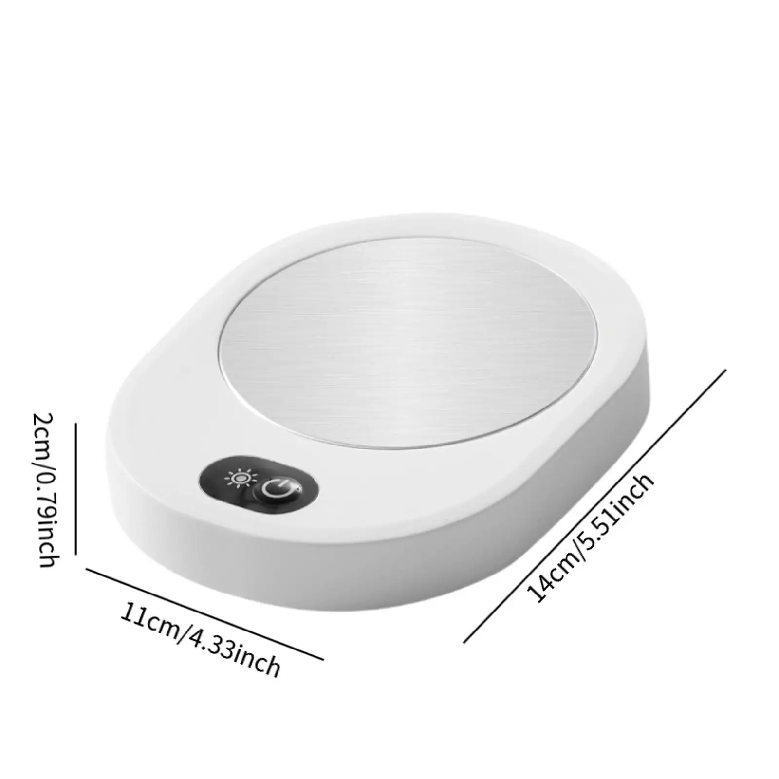 Cangkir pemanas kopi, penghangat cangkir pemanas suhu konstan Anti Slip bantalan penghangat teh untuk dapur rumah asrama kantor