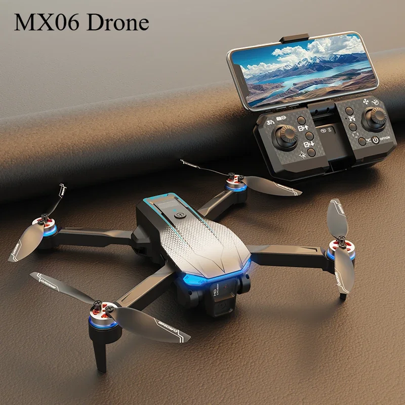 New MX06 Folding Profissional Drone High-Definition Wide Angle Six-axis Gyroscope Helicopter Gifts Low Power Warning For Kid Toy