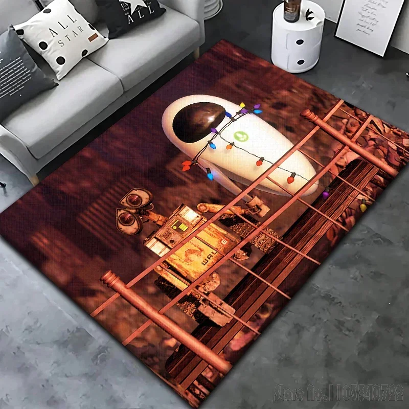 Robot WALL-E Cartoon Rug Carpets 120x160cm Decor for Living Room Children's Bedroom Sofa Bathroom Kids Floor Mat