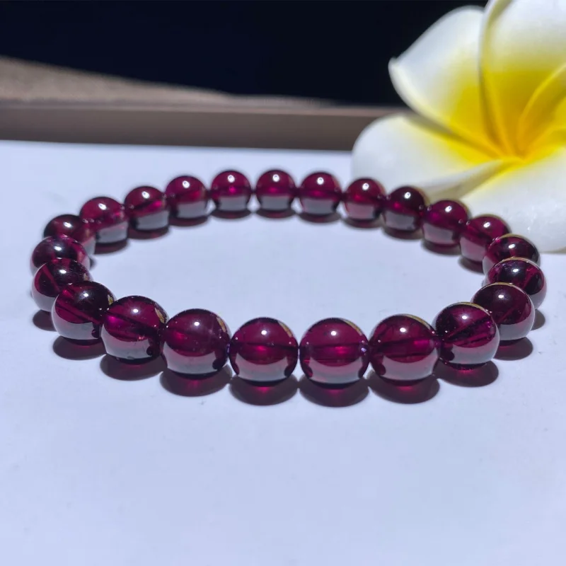 Shifan Jewelry Brazil Garnet Bracelet Men's and Women's Fashion Garnet Bracelet Factory Wholesale