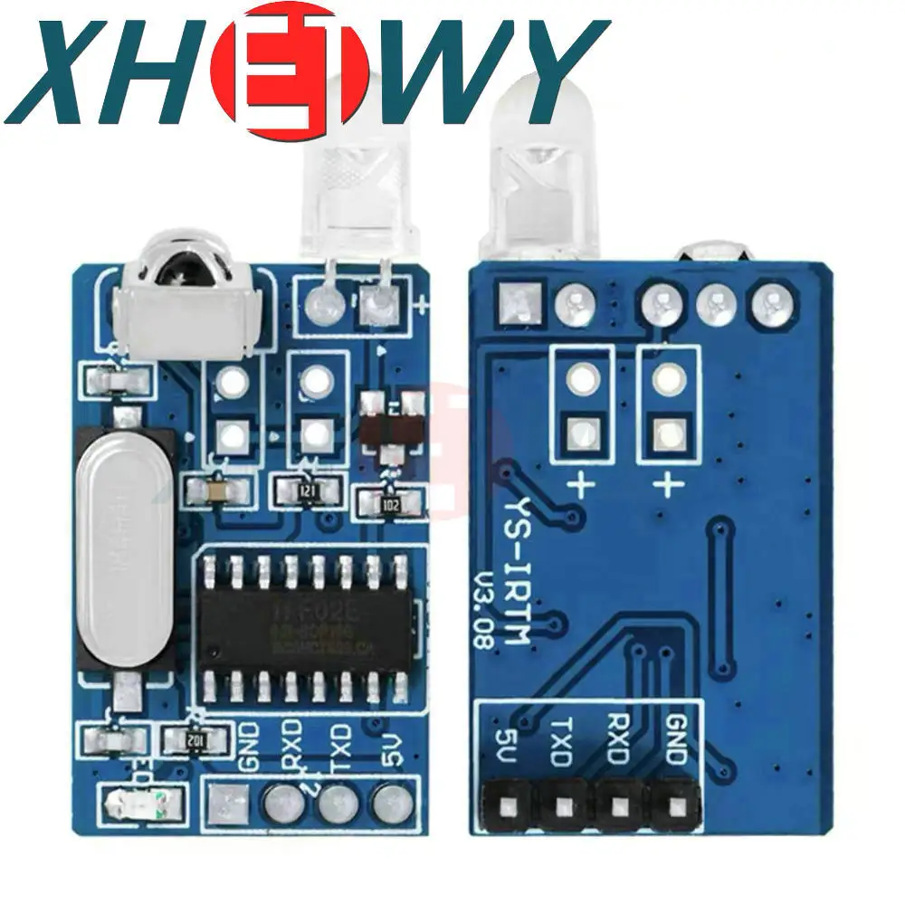 IR Infrared Remote Transmitter Receiver Wireless Module Infrared Decoding Encoding Module Wireless Serial Communication NEC Code