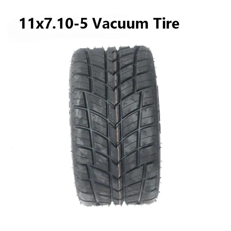 5 Inch Front or Rear Wheel Tubeless Tyre Anti-skid Rain Tires For Kating Go Kart ATV 10x4.5-5  11x7.10-5