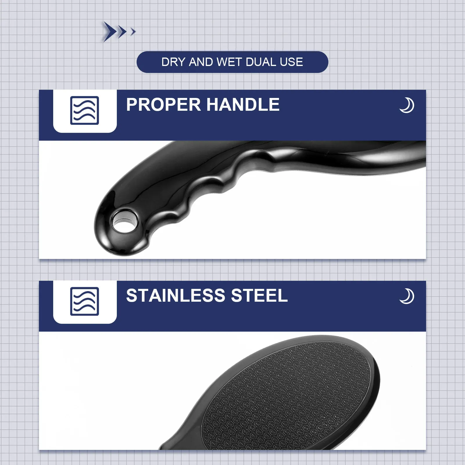 

1 шт. Пилка для ног от мозолей и огрубевшей кожи, рашпиль для педикюра, роскошный дизайн, легко чистится