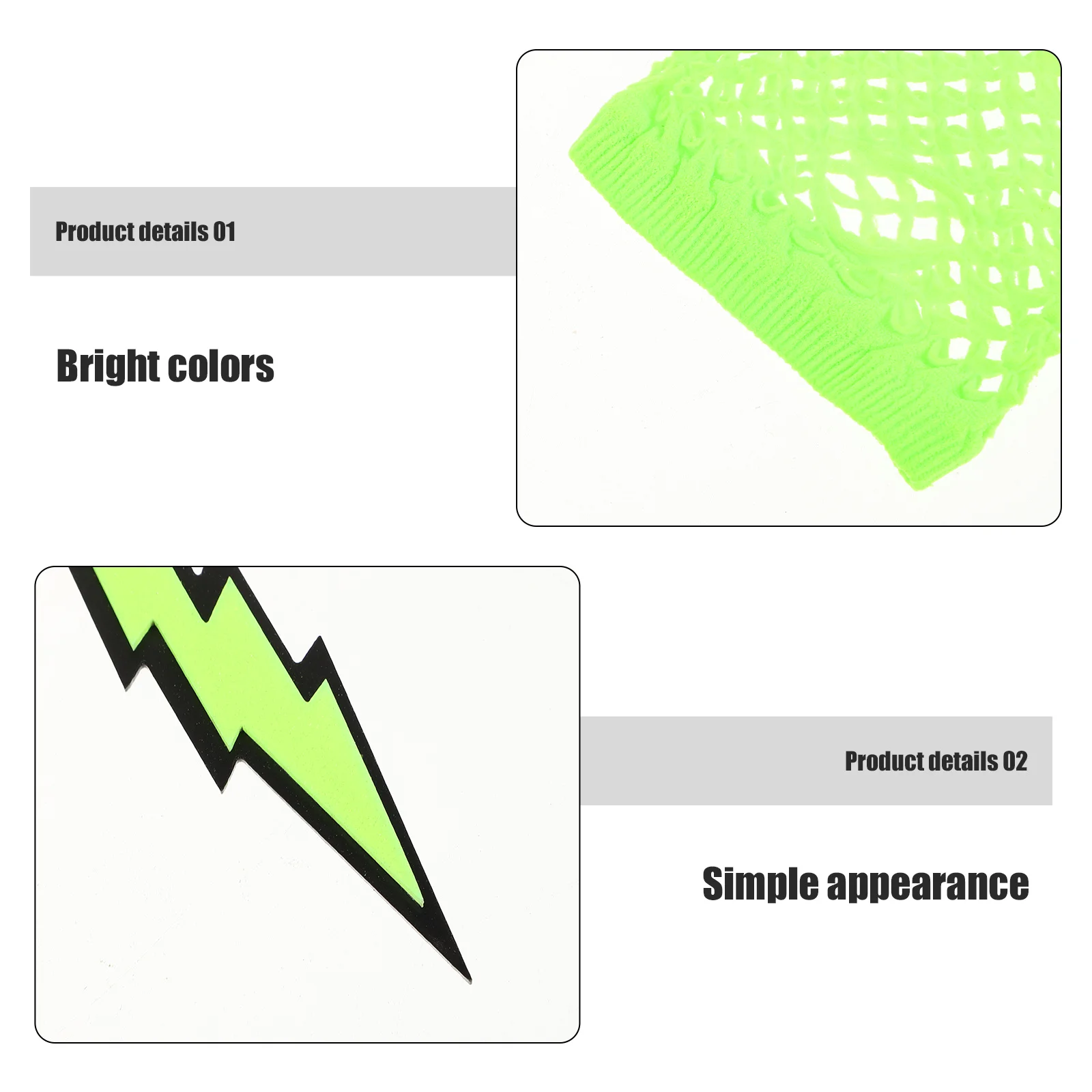 1 ensemble 1 ensemble 80S tenue de fête accessoires néon Costume pour femmes 1980S vêtements de danse rétro bandeau boucles d'oreilles jambières lueur