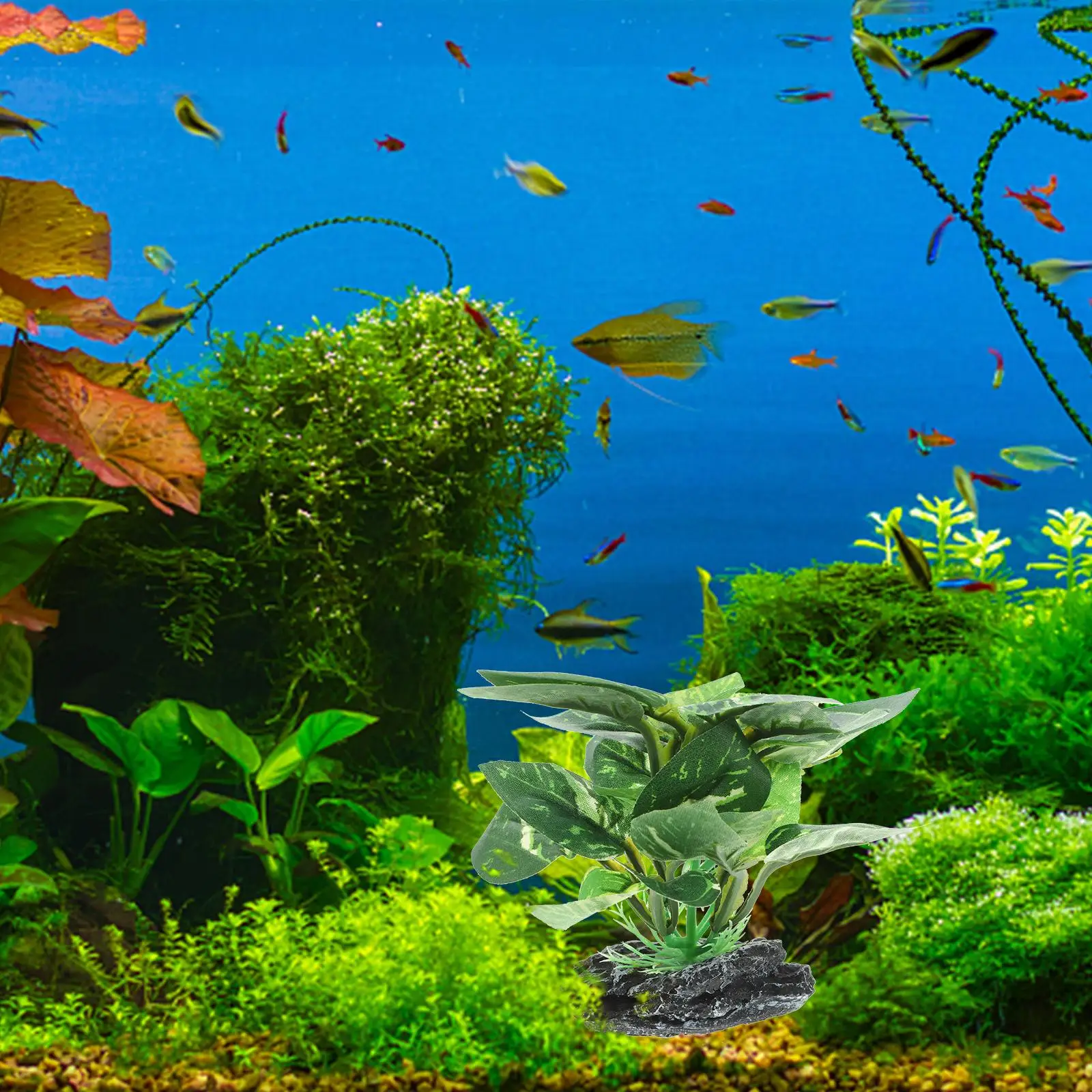 

Plant Artificial Decoration Fake Plants for Fish Tank Plastic Decorations Aquarium
