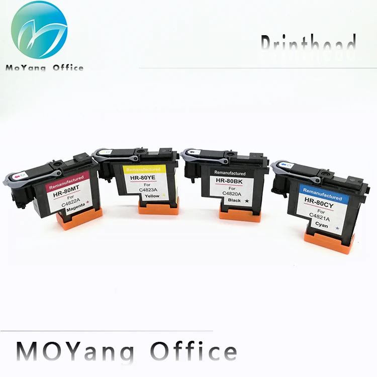 جودة عالية متوافقة لرأس الطباعة HP80 C4820A C4821A C4822A C4823A لرأس الطابعة HP1000 1050 #2